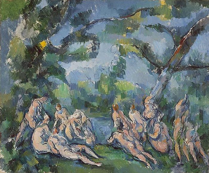Paul Cezanne Badende china oil painting image